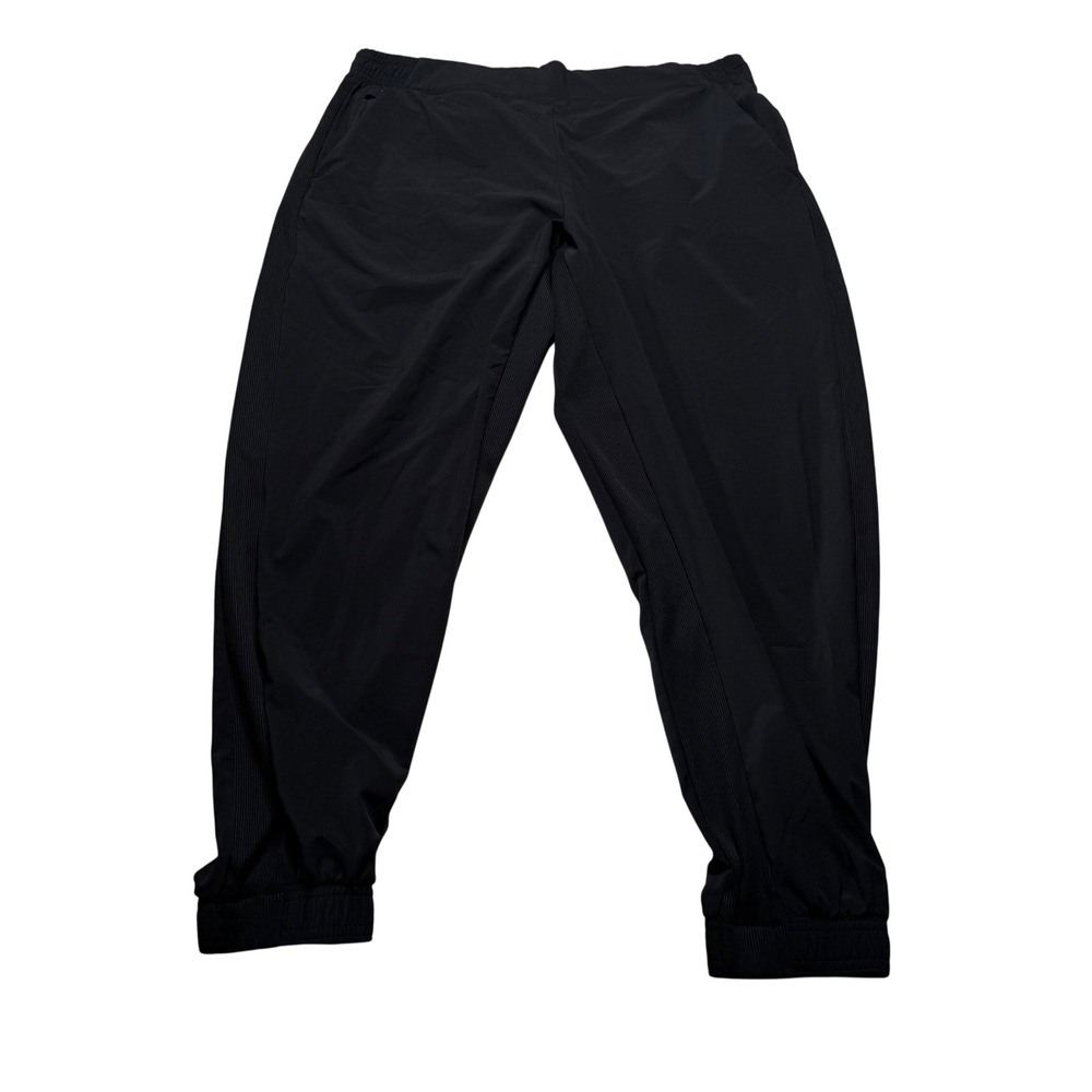 ATHLETA Brooklyn Jogger Black Lightweight Stretch Athletic Pants Women's Size 16